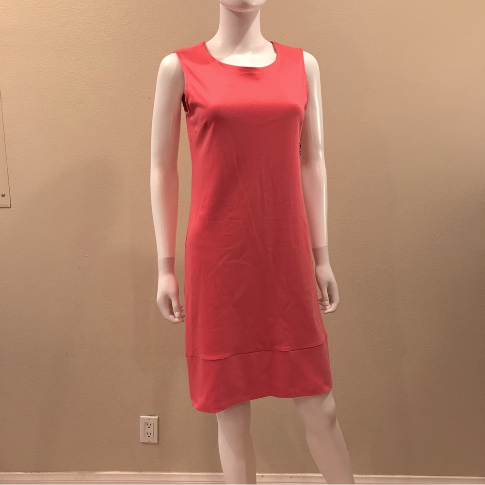 New York Company Mauve Pink Sheath Dress NEW Size Small Sleeveless Cotton Office